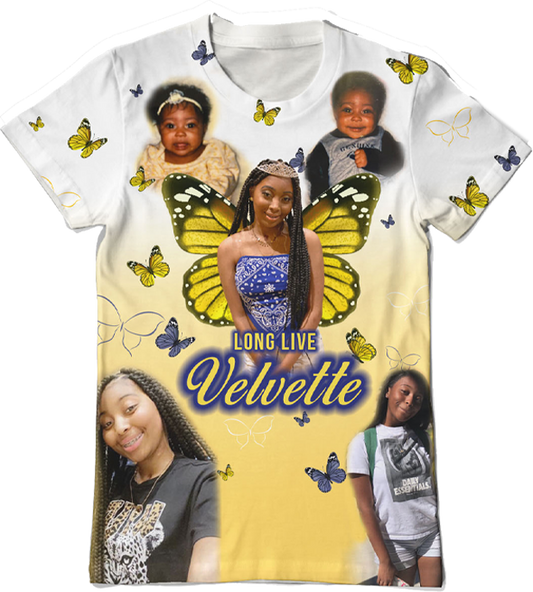 Butterfly Memorial All-Over 3D Sublimated Shirt