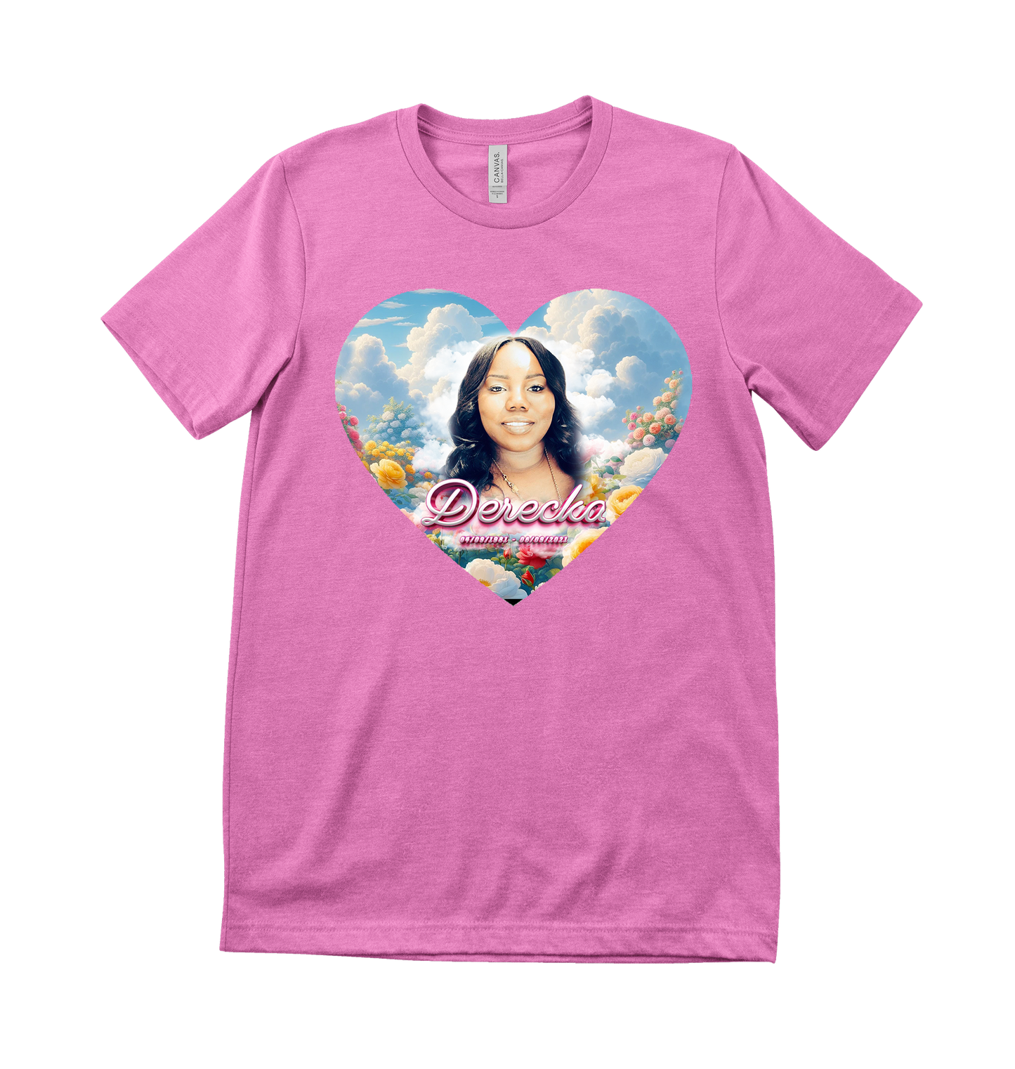 Heart shape Memorial Shirt
