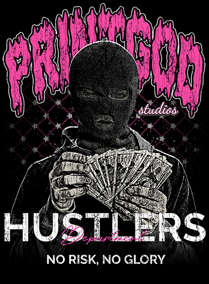 Pink Hustlers Ski Mask Design