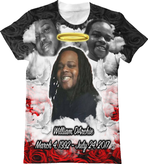 Clouds and Roses Memorial All-Over 3D Sublimated Shirt